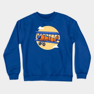 Vintage Plane Crewneck Sweatshirt